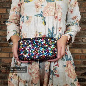 Kate Spade NEW Sequin Multicolored Crossbody Chain